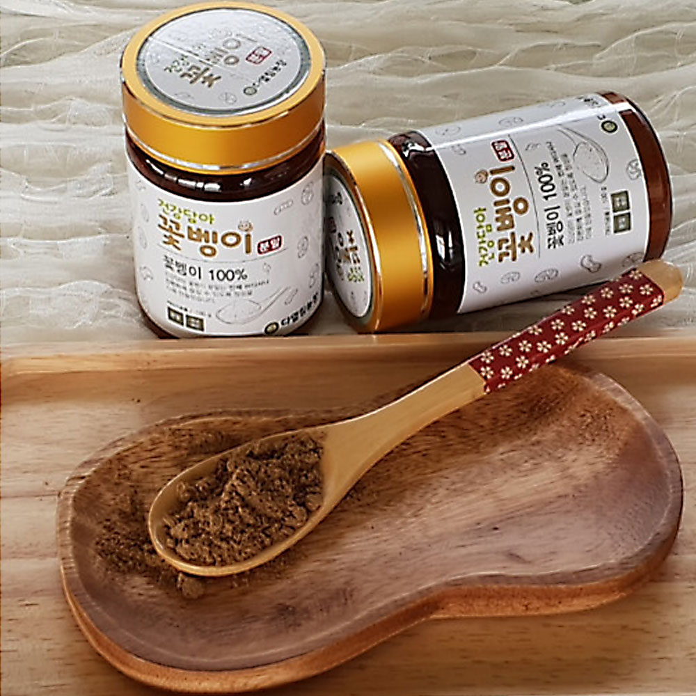 다열림농장 굼벵이 건강담아꽃벵이 가루 100g X 2병