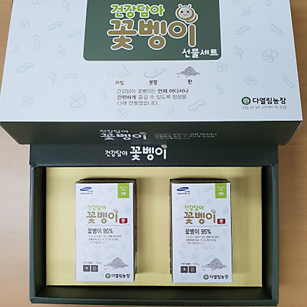 다열림농장 굼벵이 건강담아꽃벵이 환 120g 2병