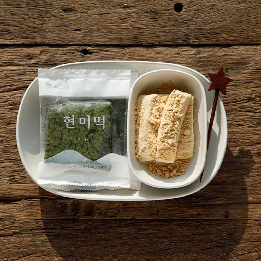 싸리재 쑥떡 현미떡 현미쑥찰떡 80g X 5봉지