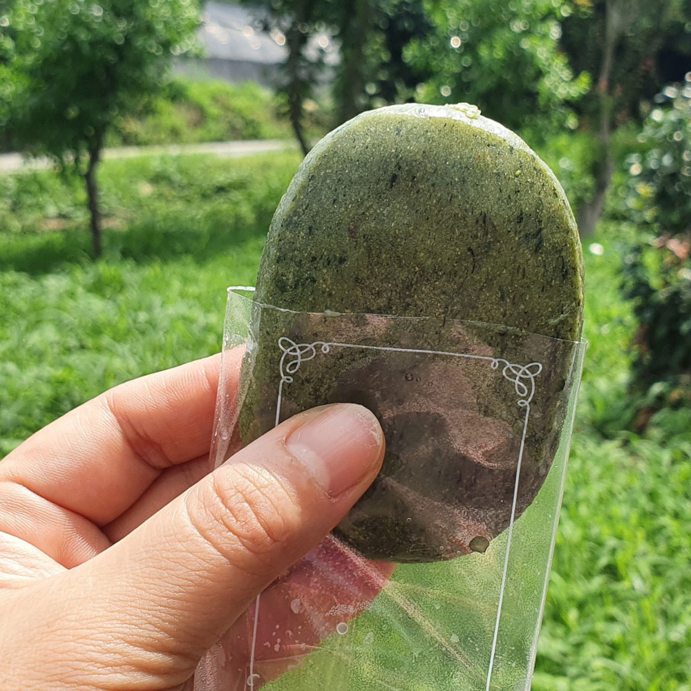 싸리재 통팥앙금 현미쑥떡 60g 10봉지