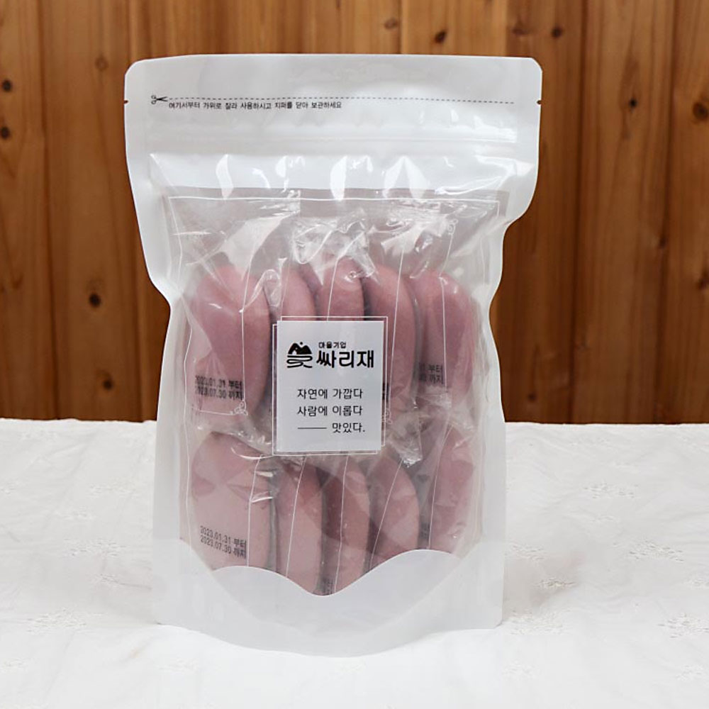 싸리재 자색고구마 낱개포장 앙금떡 60g X 10봉