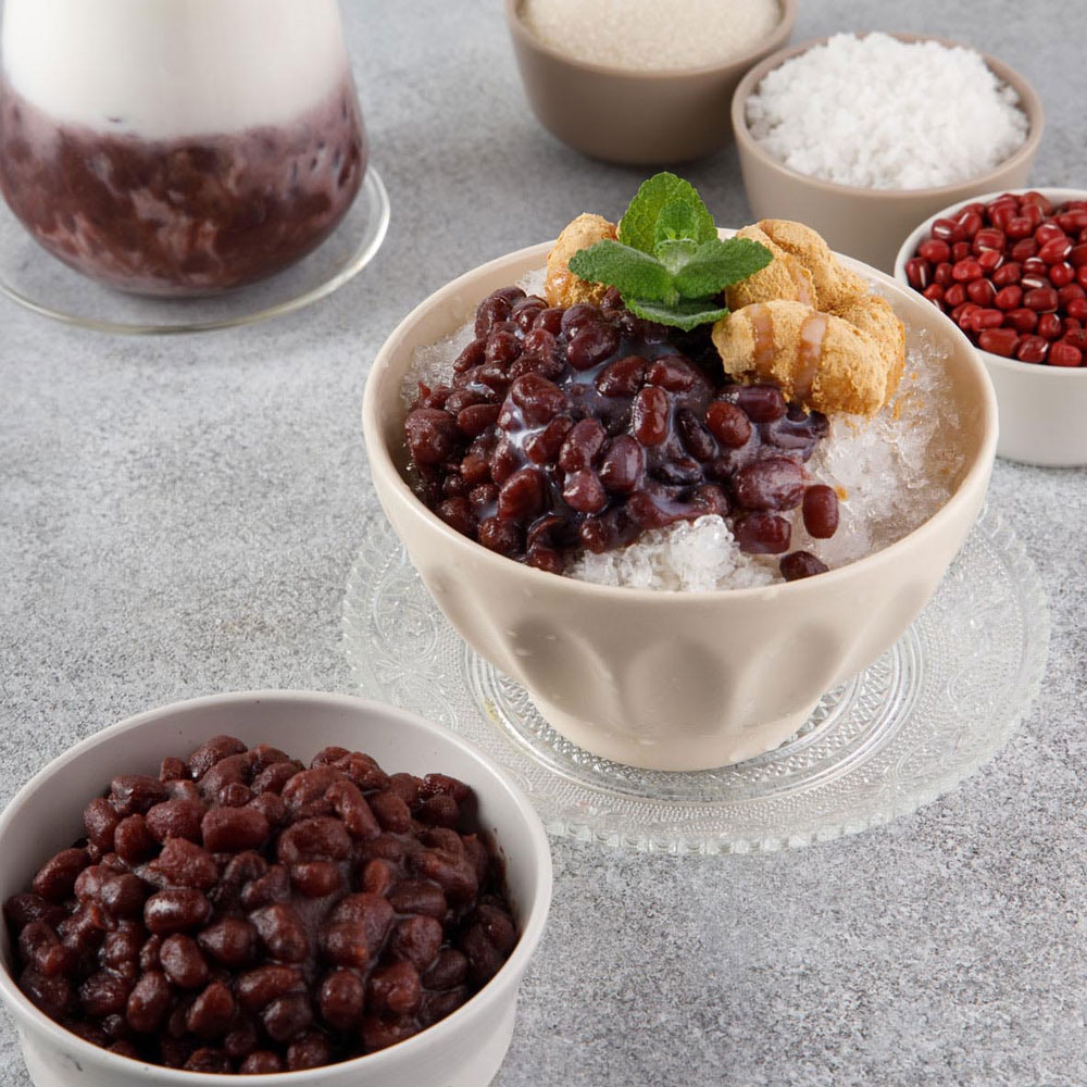 팥빙수 만들기세트 팥빙수팥 250g + 찹쌀인절미 200g + 콩가루 20g