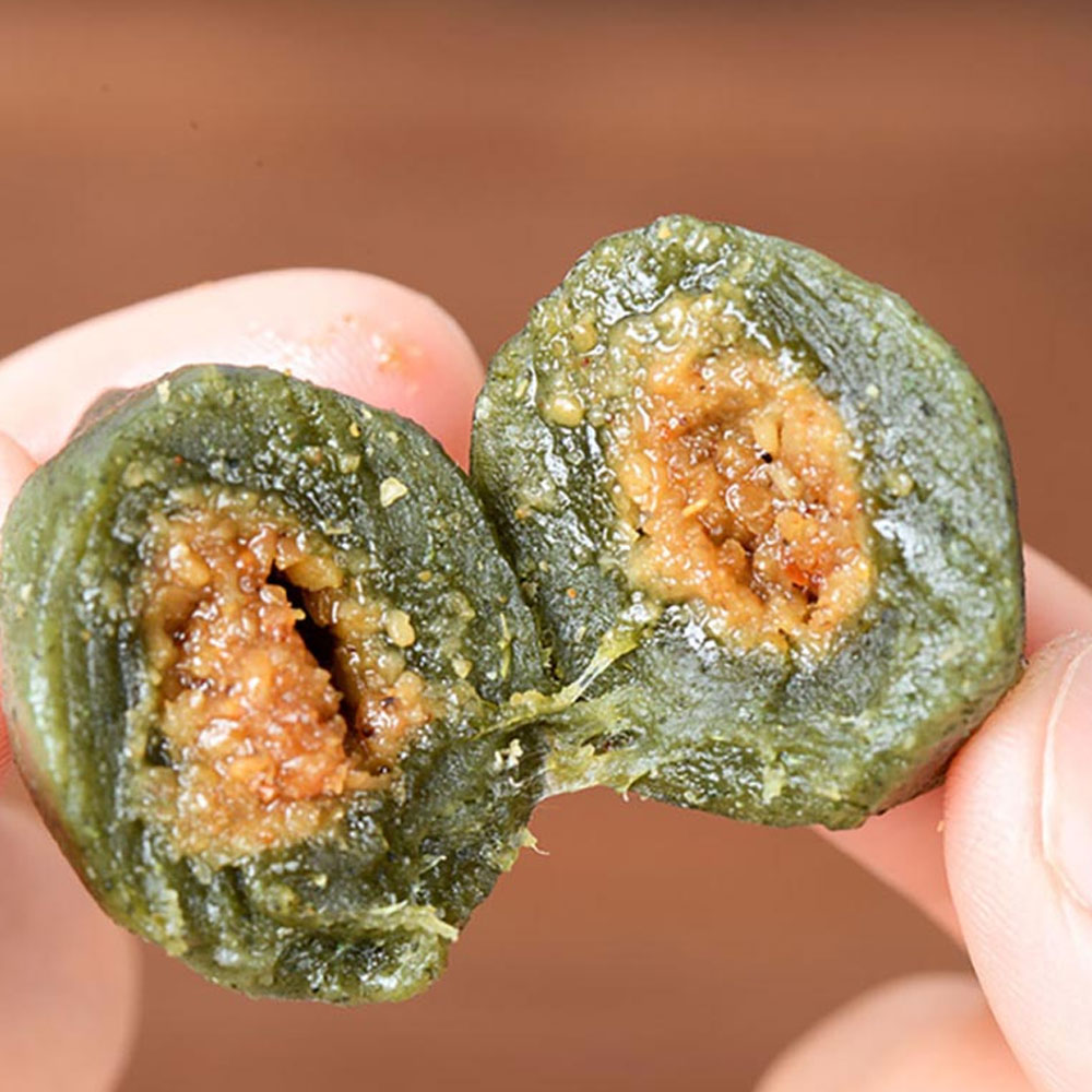 유기농 영양간식 달콤한 깨송편 쑥송편 500g