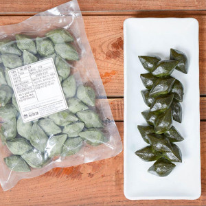 유기농 영양간식 달콤한 깨송편 쑥송편 500g