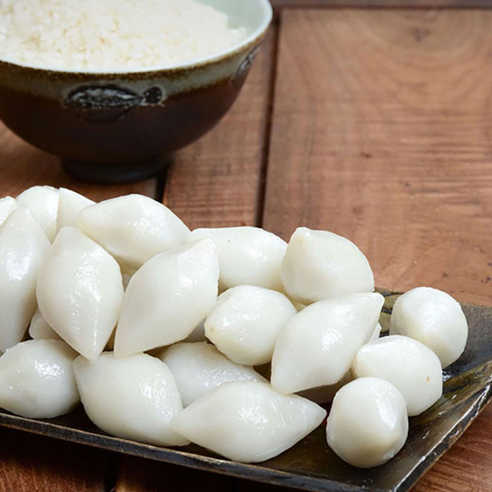 유기농 영양간식 달콤한 깨송편 흰송편 500g