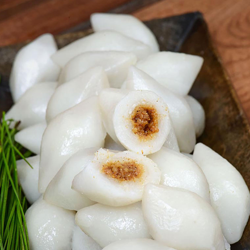 유기농 영양간식 달콤한 깨송편 흰송편 500g