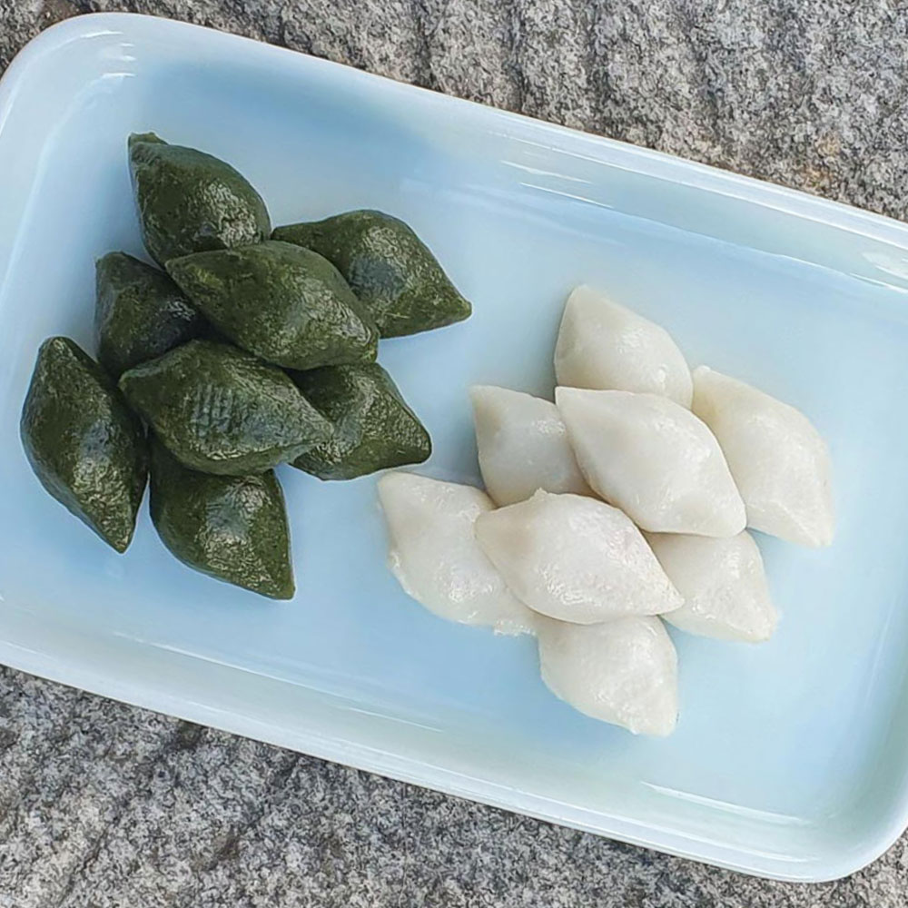 유기농 영양간식 달콤한 깨송편 (흰송편+쑥송편) 260g