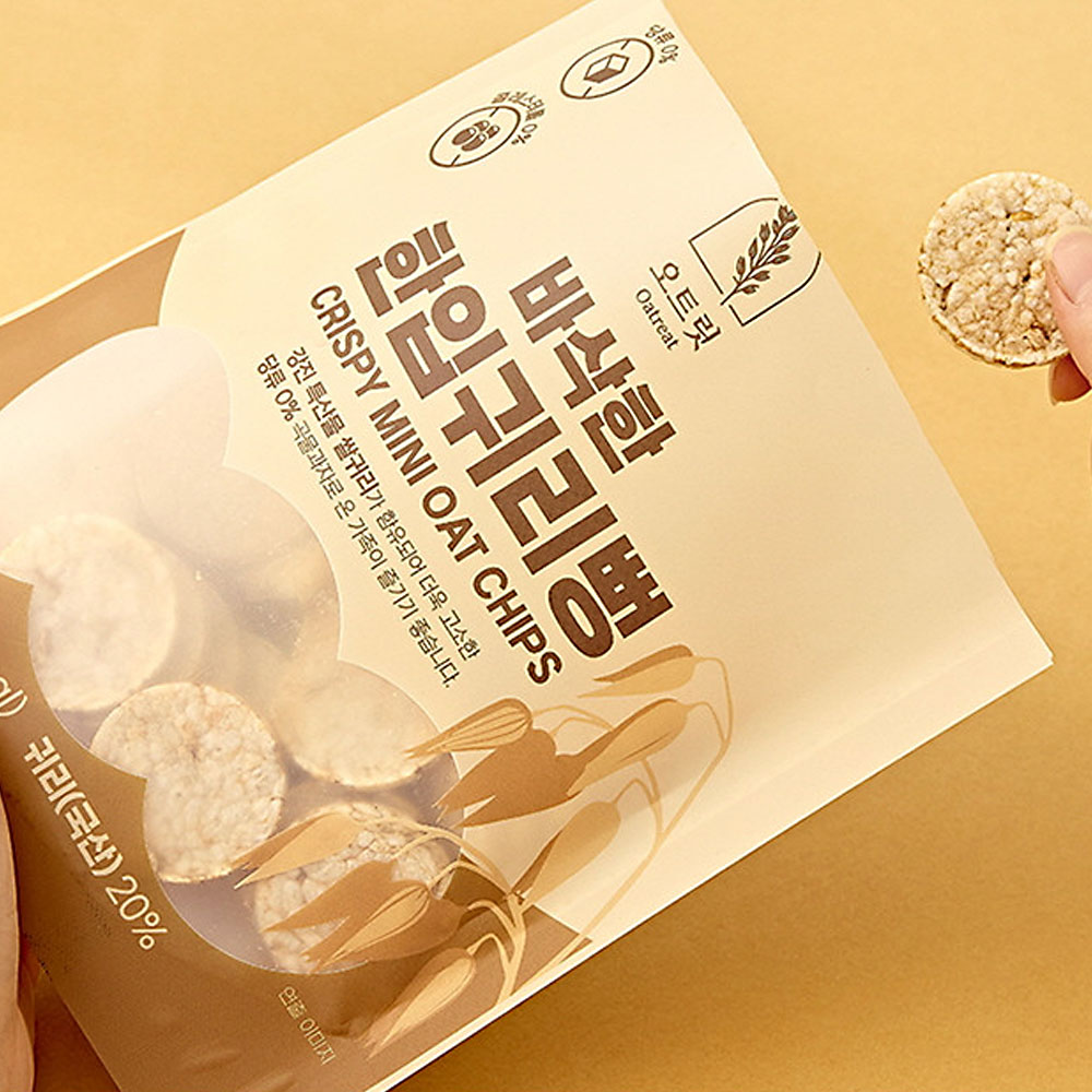 귀리간식 오트밀과자 귀리뻥튀기 귀리뻥 60g X 5봉