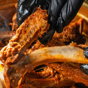 마늘숙성 쪽갈비 소금 매콤 쪽갈비 500g X 1팩 등갈비 캠핑요리