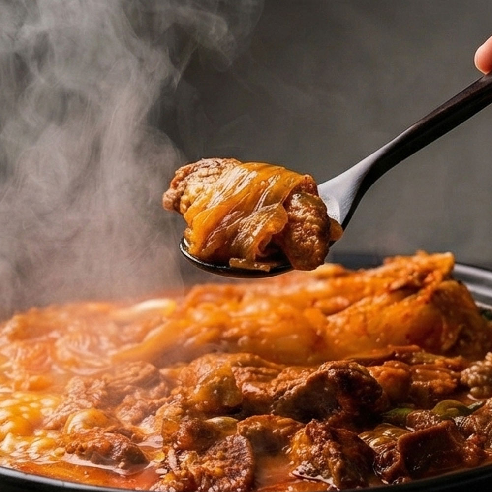 묵은지 돼지갈비 듬뿍 김치찜 1.25kg X 1개 밀키트 캠핑요리