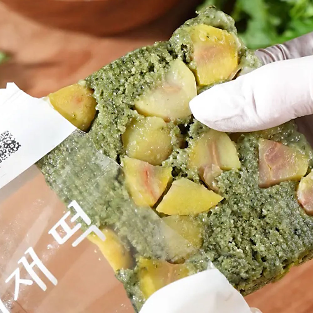 싸리재 쑥버무리 현미설기 쑥털털이 100g 8봉 개별포장 아침식사