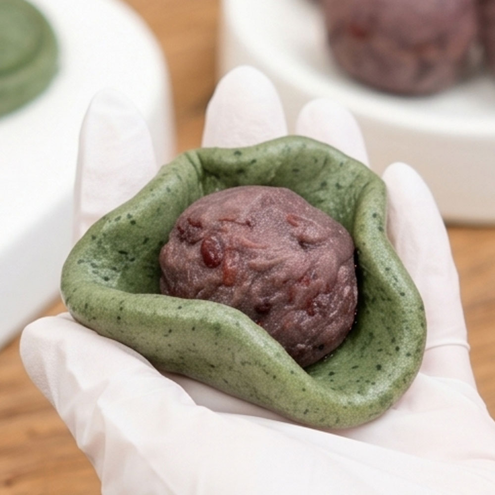 단오떡 말랑떡 수리취 반죽 100g 5봉 어린이집 체험 촉감놀이