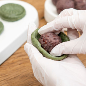 단오떡 말랑떡 수리취 반죽 100g 5봉 어린이집 체험 촉감놀이